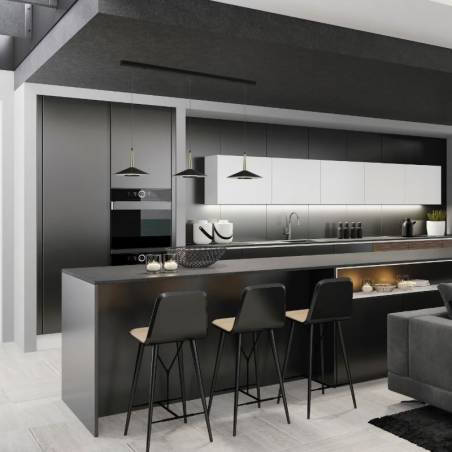 MANTRA Orion 120cm 3L LED pendant lamp black