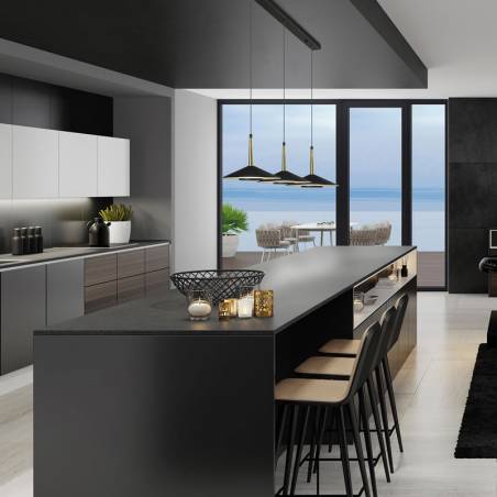 MANTRA Orion 120cm 3L LED pendant lamp black