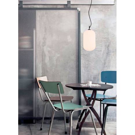 Lámpara colgante MD2195 E27 cristal ambiente - Ineslam
