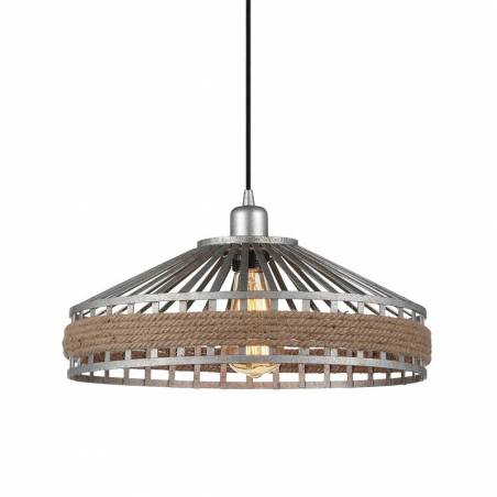Lámpara de techo MD2330 E27 cuerda detalle - Ineslam