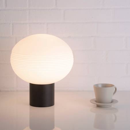 Lámpara de mesa MT1917 1L E27 cristal detalle - Ineslam