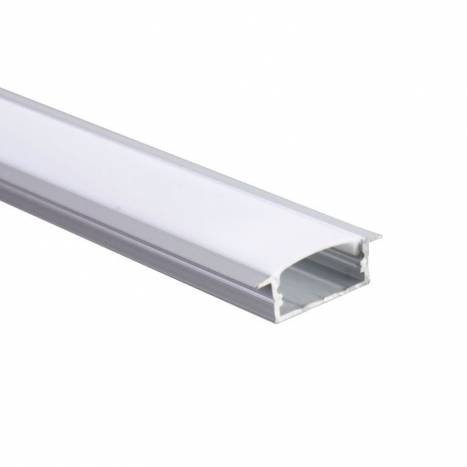 Perfil aluminio 2mts 8mm empotrable - Maslighting