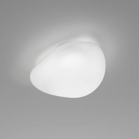 VISTOSI Neochic PP P E27 Ø36cm glass ceiling lamp 1