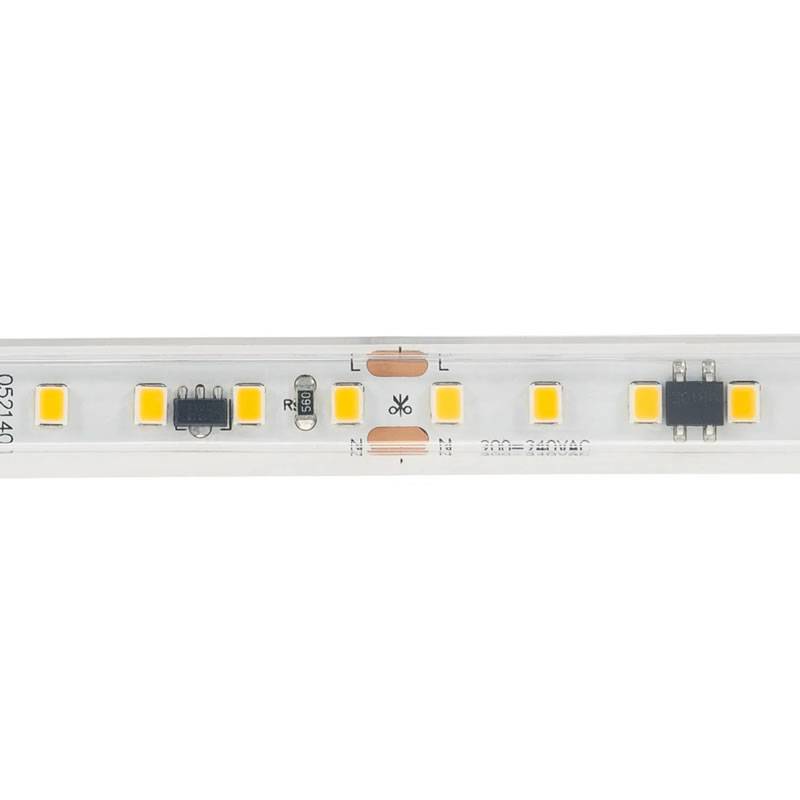 Tira LED 220VAC 10W/M 120 LEDS/M IP65 20 metros