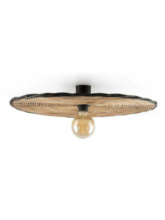 FARO Costas E27 wall/ceiling lamp rattan