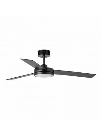 FARO Barth LED DC Ø132cm black ceiling fan