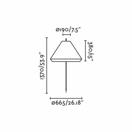 FARO Saigon C70 IP65 E27 spike lamp rope