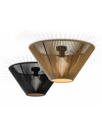 Plafón de techo Natural E27 cuerda modelos - Ilusoria