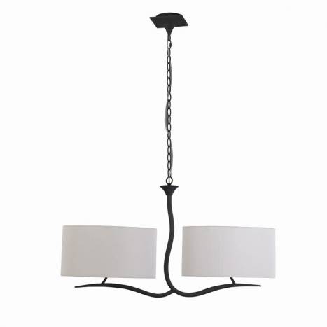 Lámpara colgante Eve 2 pantallas antracita - Mantra Lámpara colgante Eve 2 pantallas antracita - Mantra