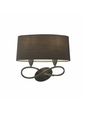 Mantra Lua wall lamp 2L grey