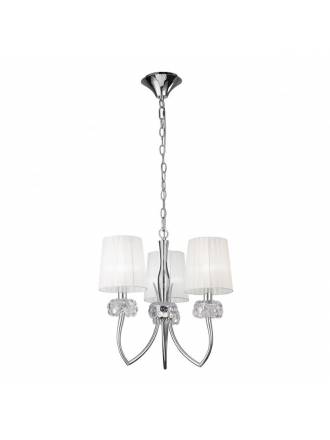 MANTRA Loewe pendant lamp 3L chrome