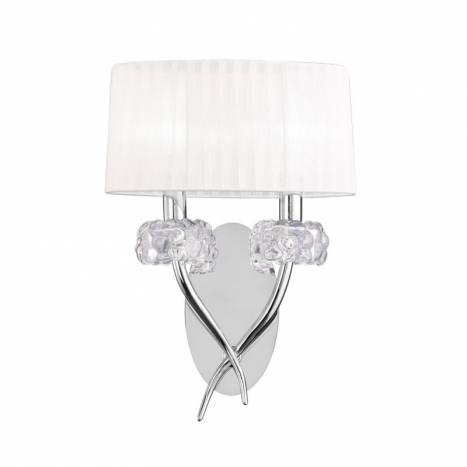Aplique de pared Loewe 2L E14 cromo - Mantra Aplique de pared Loewe 2L E14 cromo - Mantra