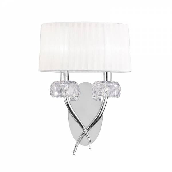 MANTRA Loewe wall lamp 2L chrome