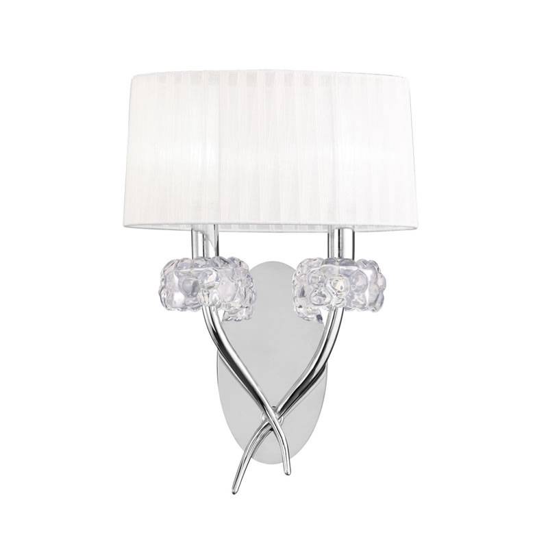Aplique de pared Loewe 2L E14 cromo - Mantra Aplique de pared Loewe 2L E14 cromo - Mantra