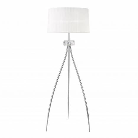 Lámpara de pie Loewe 3L E27 cromo - Mantra Lámpara de pie Loewe 3L E27 cromo - Mantra