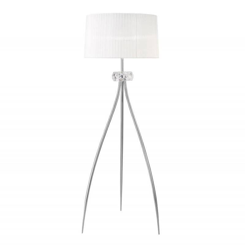 Lámpara de pie Loewe 3L E27 cromo - Mantra Lámpara de pie Loewe 3L E27 cromo - Mantra