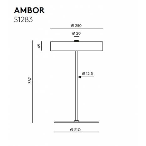 Lámpara de mesa Ambor G9 dimmable - Aromas