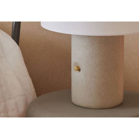 AROMAS Sand E27 table lamp dimmable