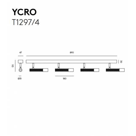 AROMAS Ycro 4L LED spot lamp dimmable