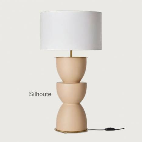 Lámpara de mesa Metric E27 cerámica - Aromas