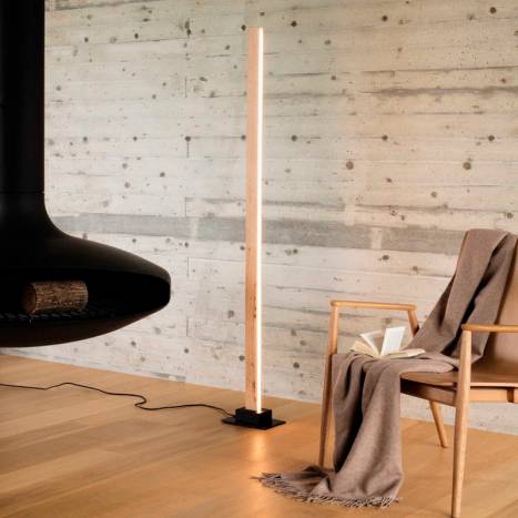 Lámpara de pie Craft LED 26w madera ambiente - Ideal Lux 3