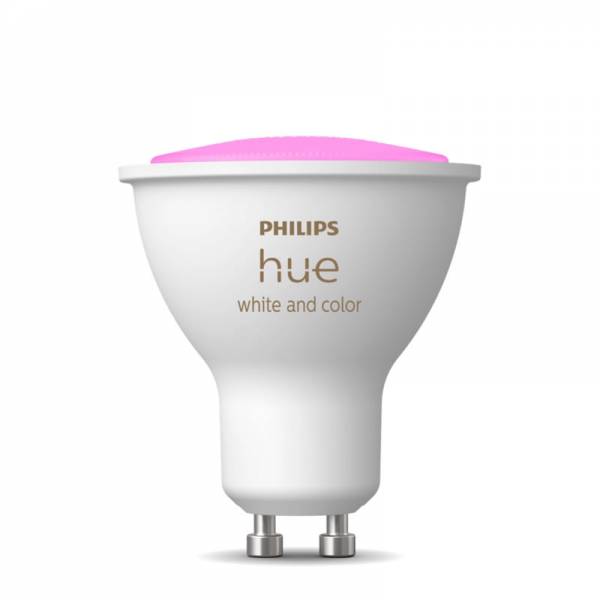 Bombilla inteligente LED GU10 4.3w Hue White and Color - Philips