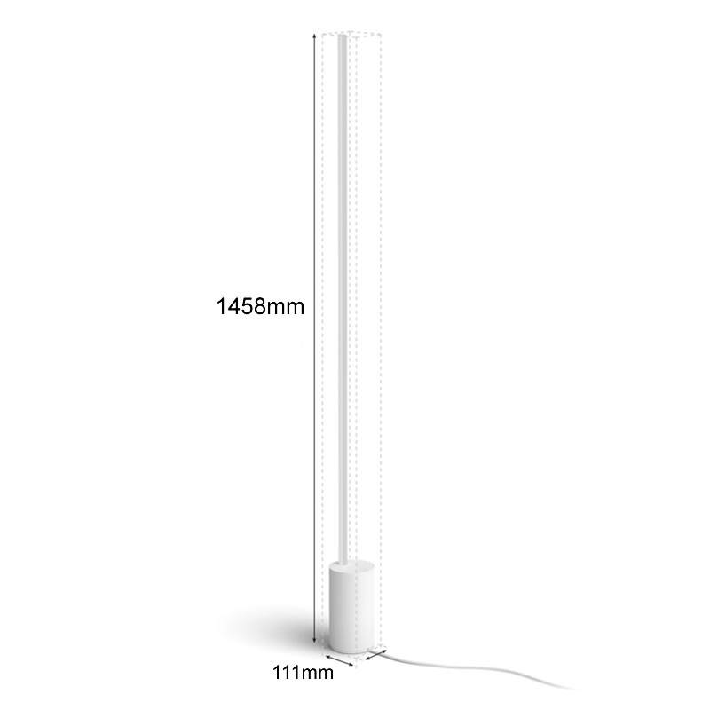 Philips Hue Gradient Signe Floor Lamp in Black Color