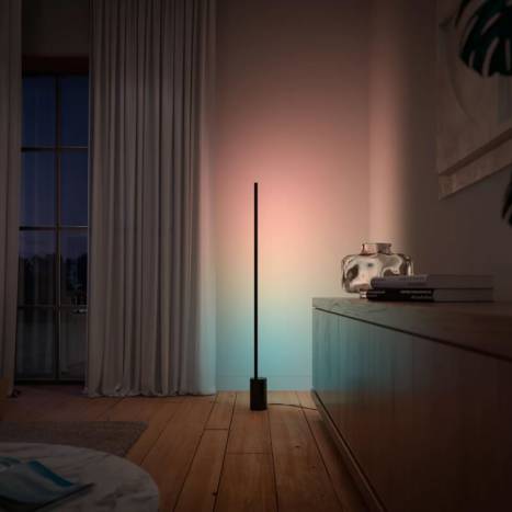 Lámpara de pie Signe Gradient Hue LED RGB - Philips