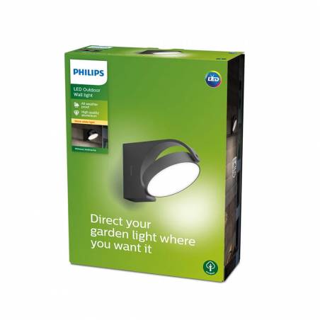 PHILIPS Mimosa LED 6w IP44 wall lamp 630lm