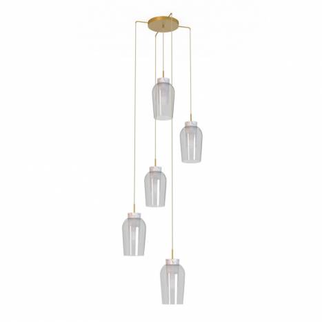 Lámpara colgante Nora 5L E27 Ø63cm - Mantra Lámpara colgante Nora 5L E27 Ø63cm - Mantra