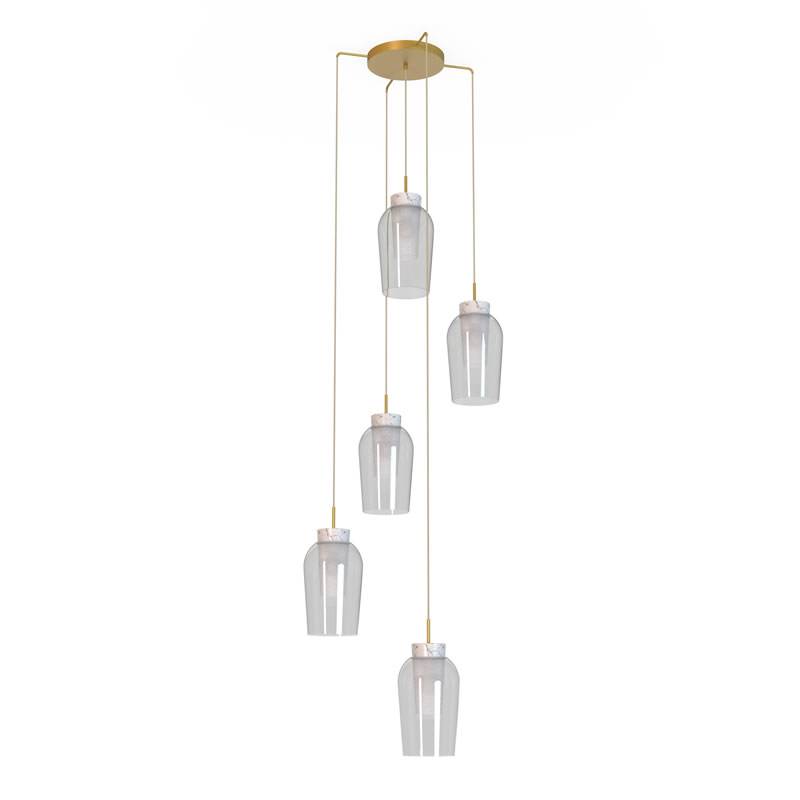 Lámpara colgante Nora 5L E27 Ø63cm - Mantra Lámpara colgante Nora 5L E27 Ø63cm - Mantra