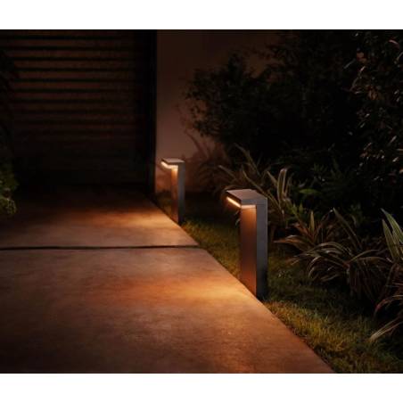 PHILIPS Nyro Hue IP44 LED CCT + Color bollard light