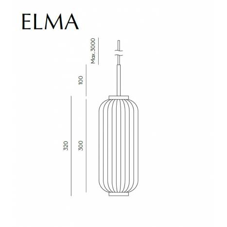AROMAS Elma LED pendant lamp dimmable