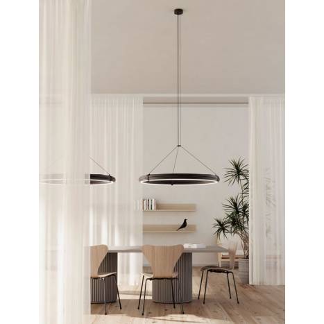 AROMAS Elli L CCT LED Ø107cm pendant lamp dimmable