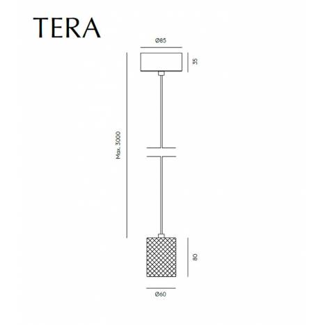AROMAS Tera LED pendant lamp dimmable