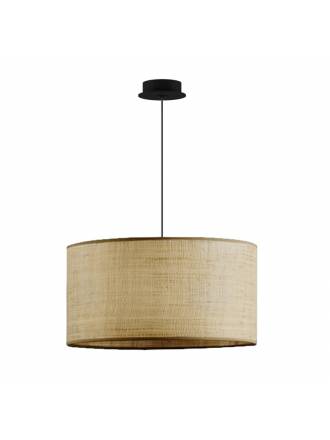 ILUSORIA Rafia Classic E27 burlap pendant lamp