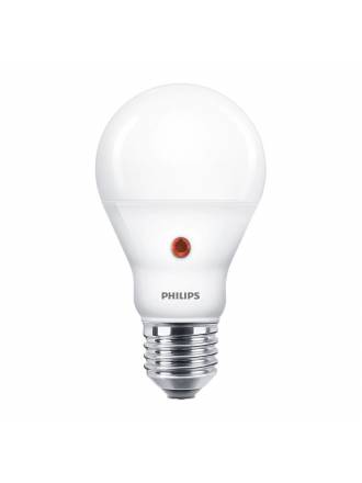 Bombilla LED E27 6.5w Sensor de luz - Philips