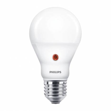 Bombilla LED E27 6.5w Sensor de luz - Philips
