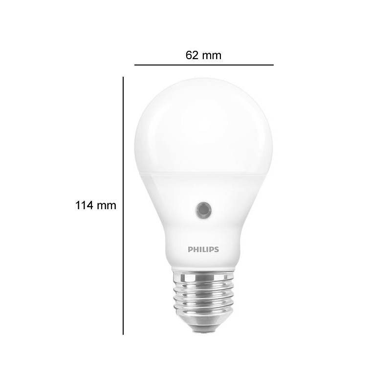 PHILIPS LED E27 A60 7W 806 lumen bulb