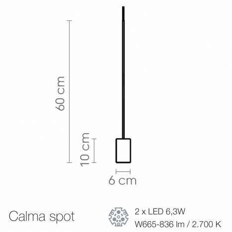 Lámpara colgante Calma LED - Luxcambra