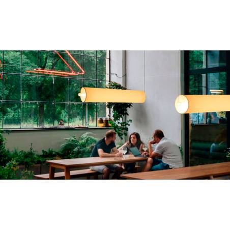 Lámpara colgante Barceloneta LED tela - Luxcambra