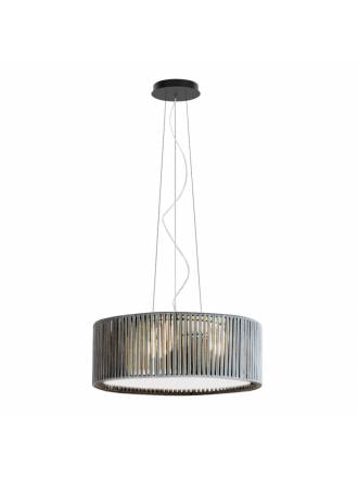 ILUSORIA Corda 3L E27 pendant lamp textil rope