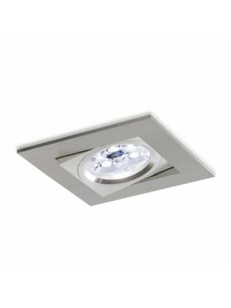 Foco empotrable LC1445SQCH LED 7w IP44 530lm cromo - YLD