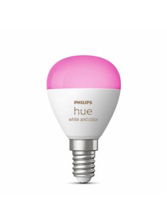 PHILIPS Hue Smart bulb LED E14 Spherical 5w White and Color