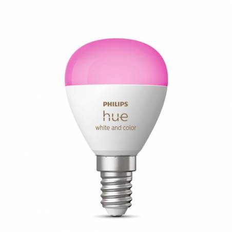 PHILIPS Hue Smart bulb LED E14 Spherical 5w White and Color
