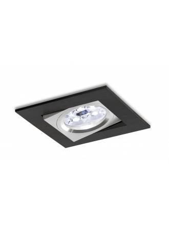 BPM 3002 square recessed light LED 8w black