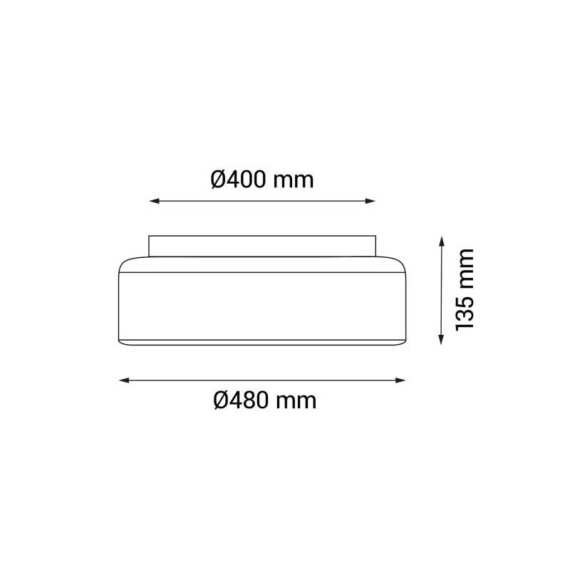 Lámpara ventilador techo 24 w led Riga AC