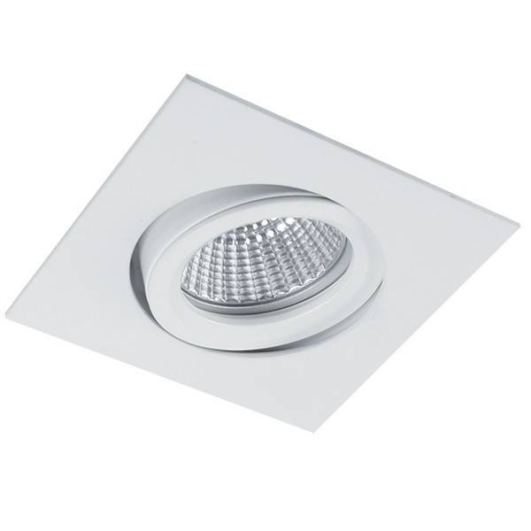 BPM Halka square recessed light white