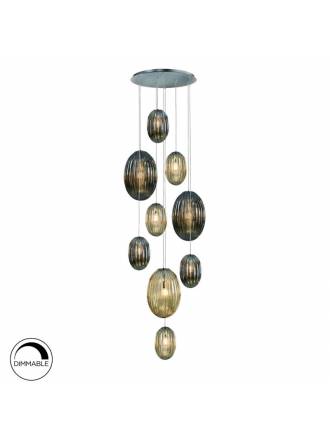 Lámpara colgante Ovila 9L E27 LED dimmable - Schuller