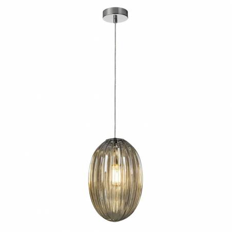 Lámpara colgante Ovila 1L E27 LED Coñac - Schuller